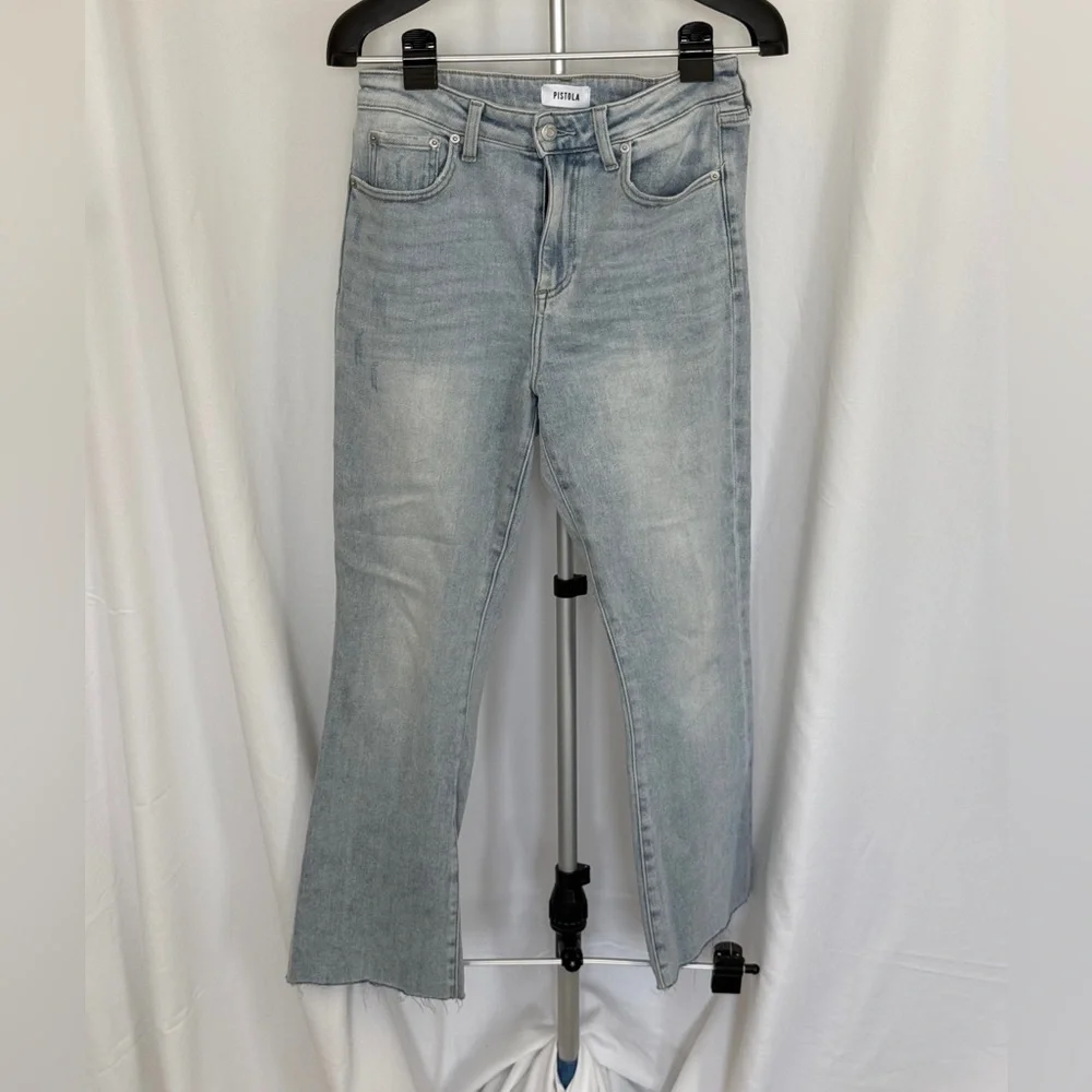 Pistola Monroe Crop High Rise Cigarette jeans - Picture 2 of 7